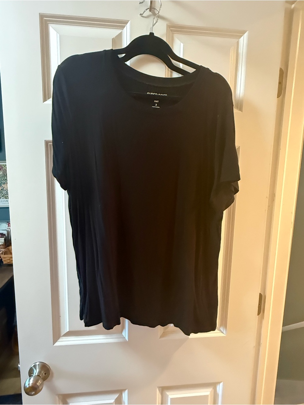 torrid Black Short Sleeve Crew Neck Tee